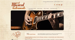 Desktop Screenshot of greatmusicalinstruments.net